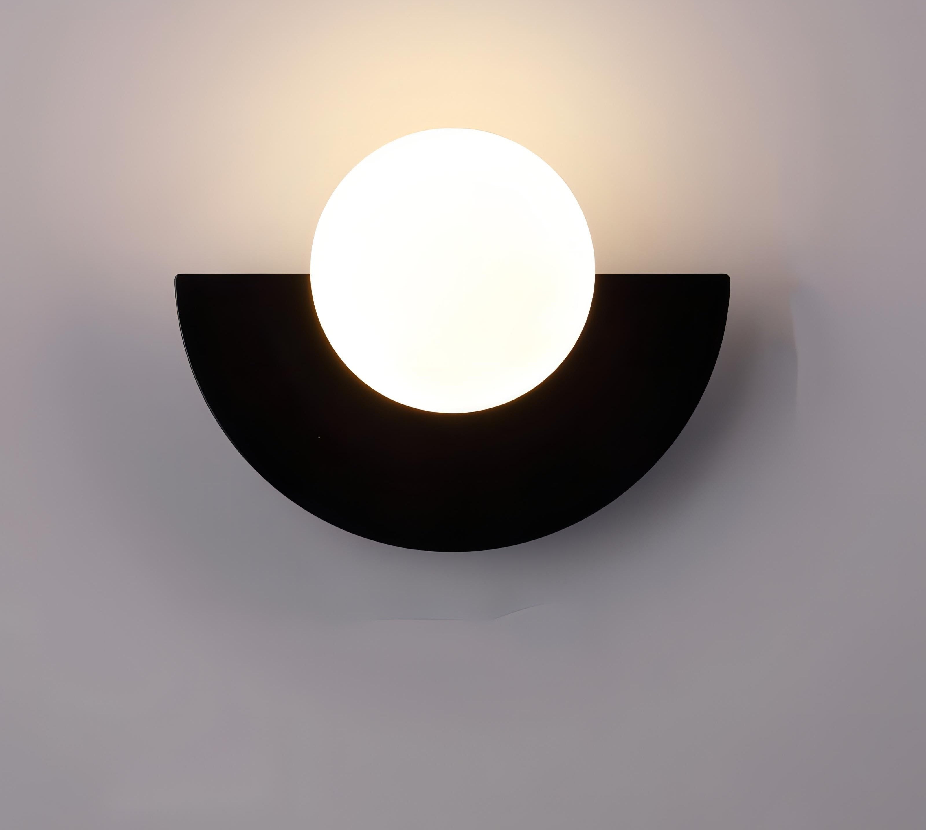 SolaraArc Semi Circular Wall Light for Nordic Warmth Ambience | Lersk