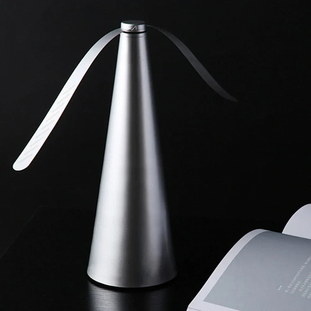 Fliegenschutzventilator Tragbarer Insektenschutz für Outdoor-Essen und Camping, Batteriebetrieben oder USB-Anschluss | Lersk
