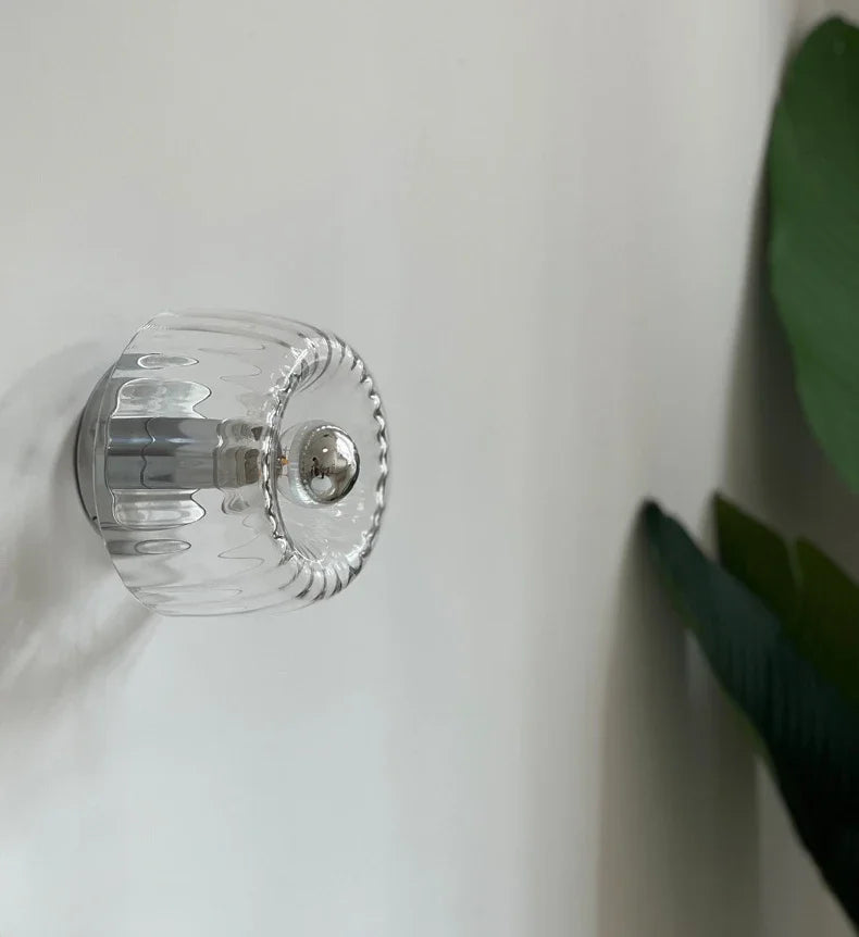 NovaNord Glass Wall Light Nordic Bauhaus Modern Fixture | Lersk