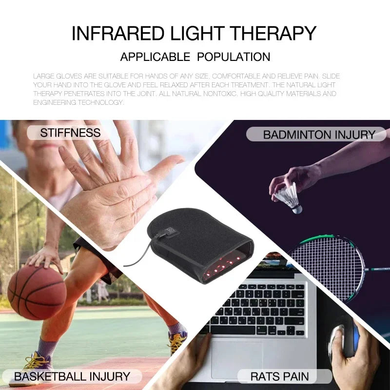 Red Light Therapy Glove For Hands Pain Relief Arthritis | Lersk