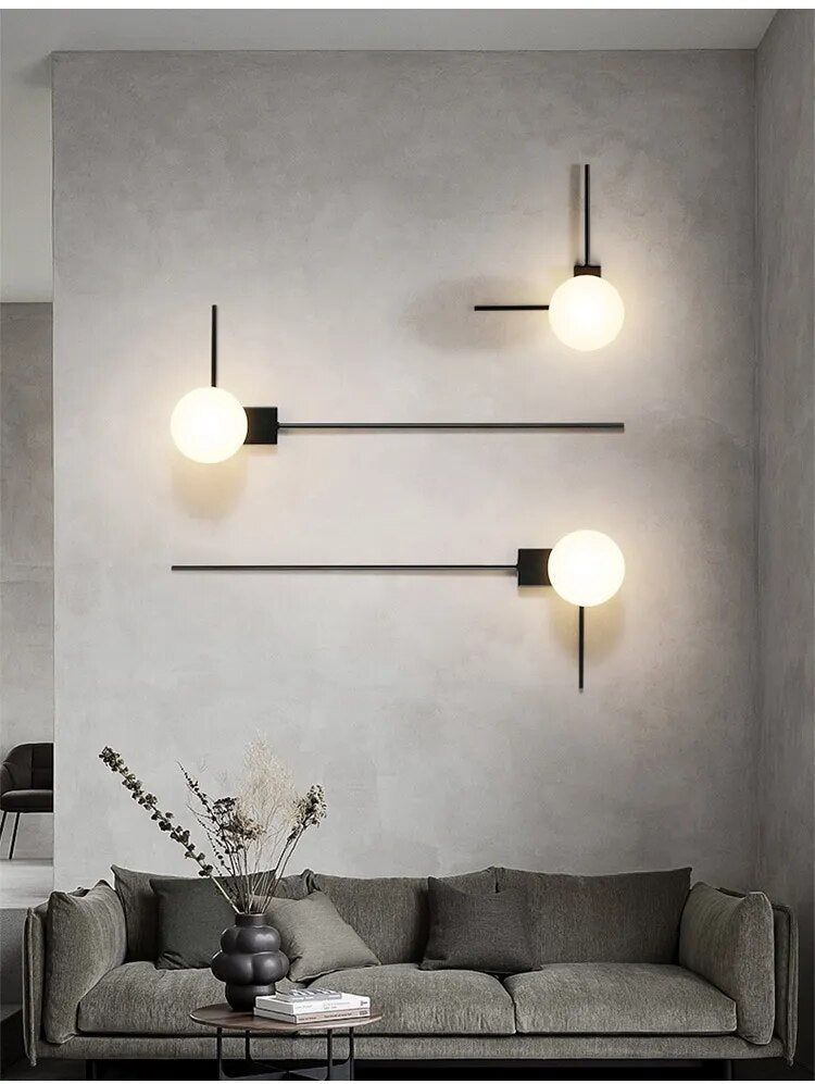 NovaShire Lumen Metal Modern Wall Lights LED Fixture | Lersk