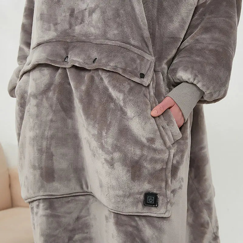WarmNest Heated Wool Hoodie For Men Cozy Comfort Wear | Lersk