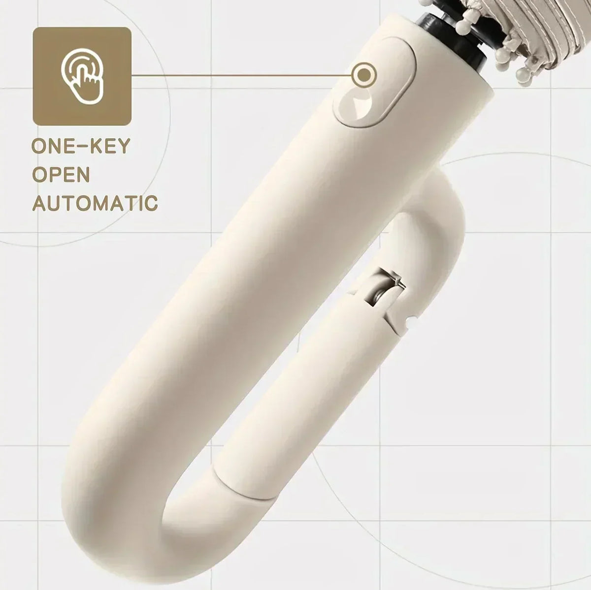 NimbusGuard Compact Umbrella With UPF50+ Sun Shield Coating