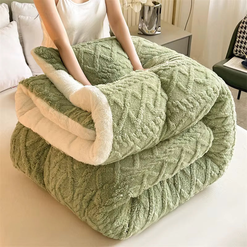 NylaWeave Lamb Cashmere Weighted Blanket Ultra Warm Winter | Lersk