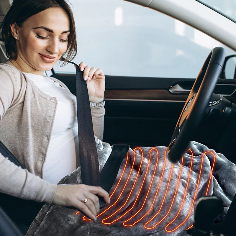Coperta Riscaldante per Auto NovaLume con Timer e Nove Livelli di Calore | Lersk