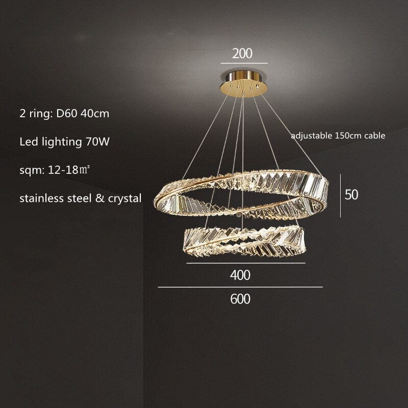Żyrandol Ashford Ring | Lersk