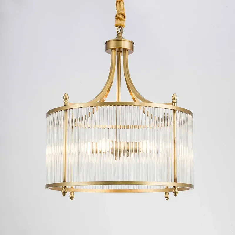 Elowen Gold Glass Chandelier | Lersk