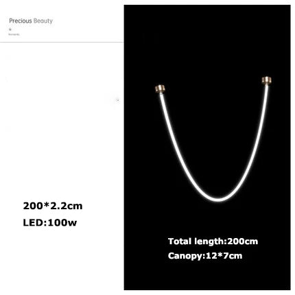 Lyra Dome LED postmoderní zlatá chromová elegantní stropní lampa | Lersk