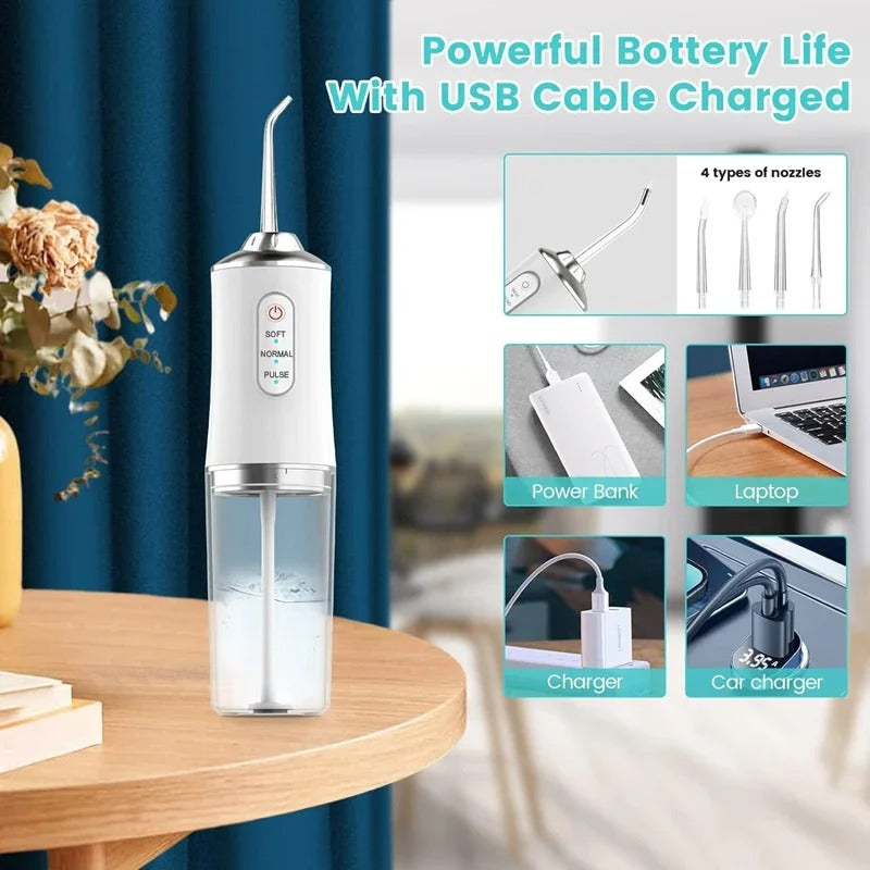 Cordless Water Flosser Portable Deep Cleaning For Home Use | Lersk