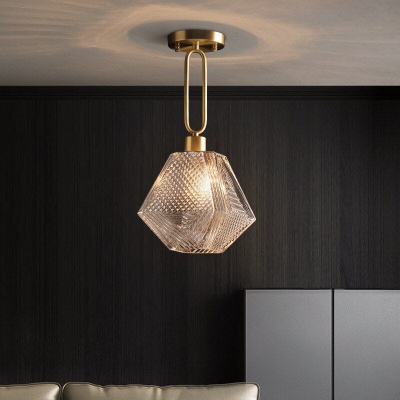 Lampa wisząca Lira ze szkła | Lersk