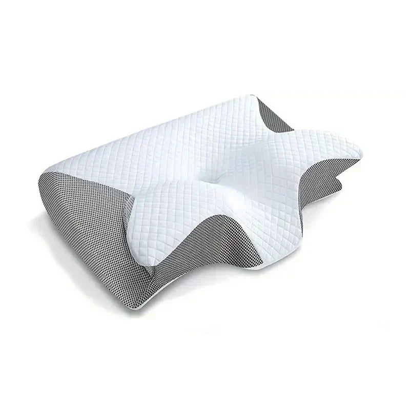 SomniEase Ergonomic 2-in-1 Memory Foam Cervical Pillow | Lersk