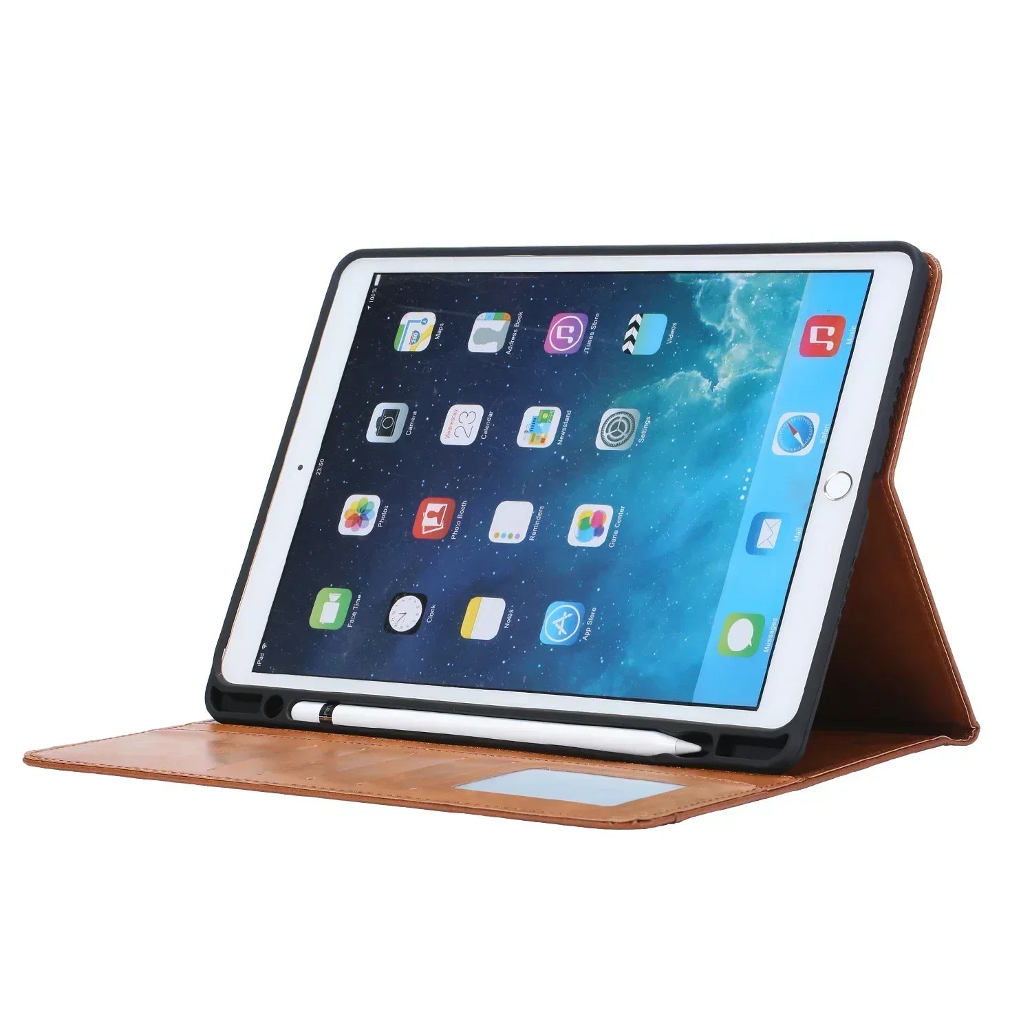 Leather Flip Case for iPad 9.7, 10.2, Air, and Pro 9.7/10.5/11 - Waterproof, Shockproof Business Tablet Case | Lersk