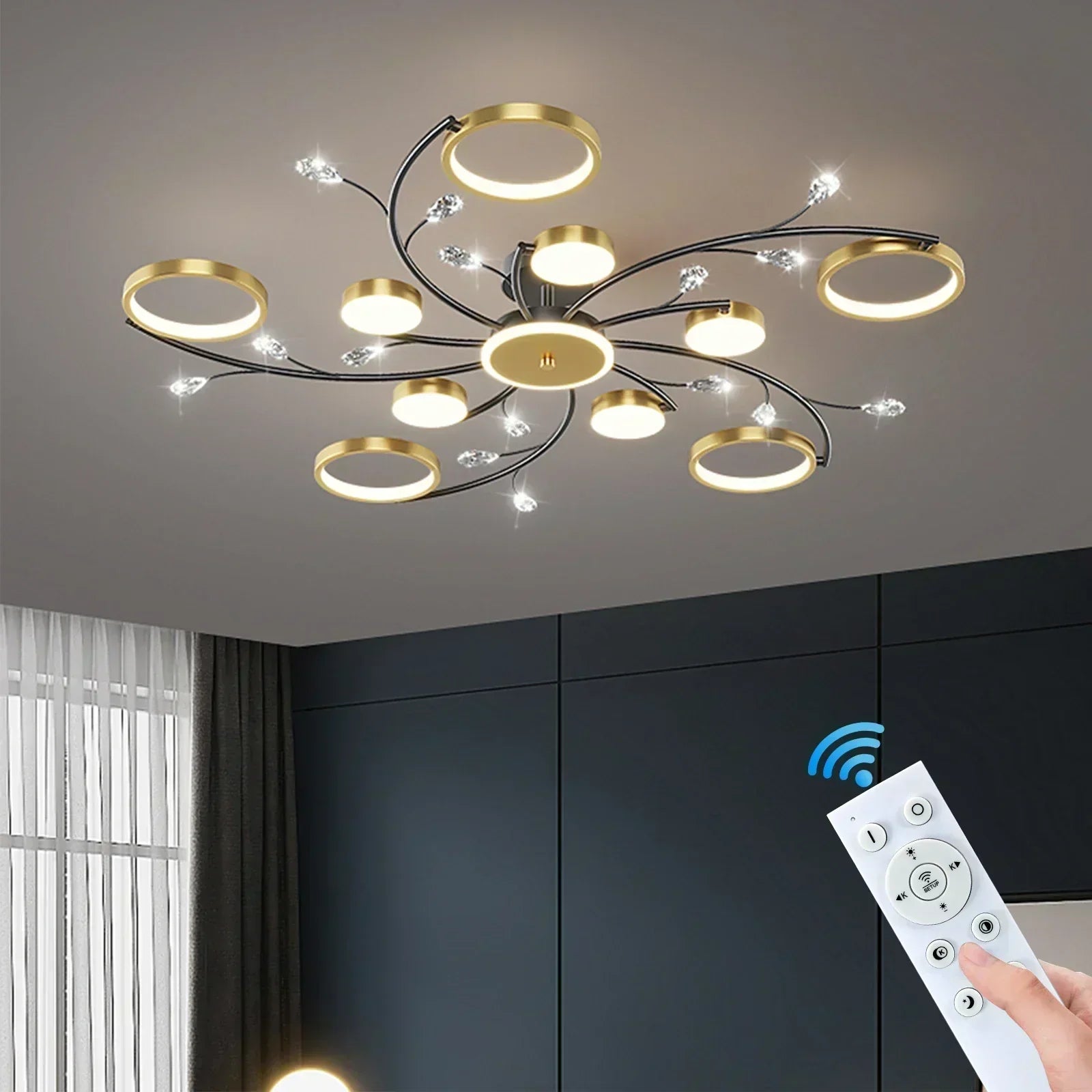 LumaNova Pendant Lamp with Dimmable Ambient LED Lighting | Lersk