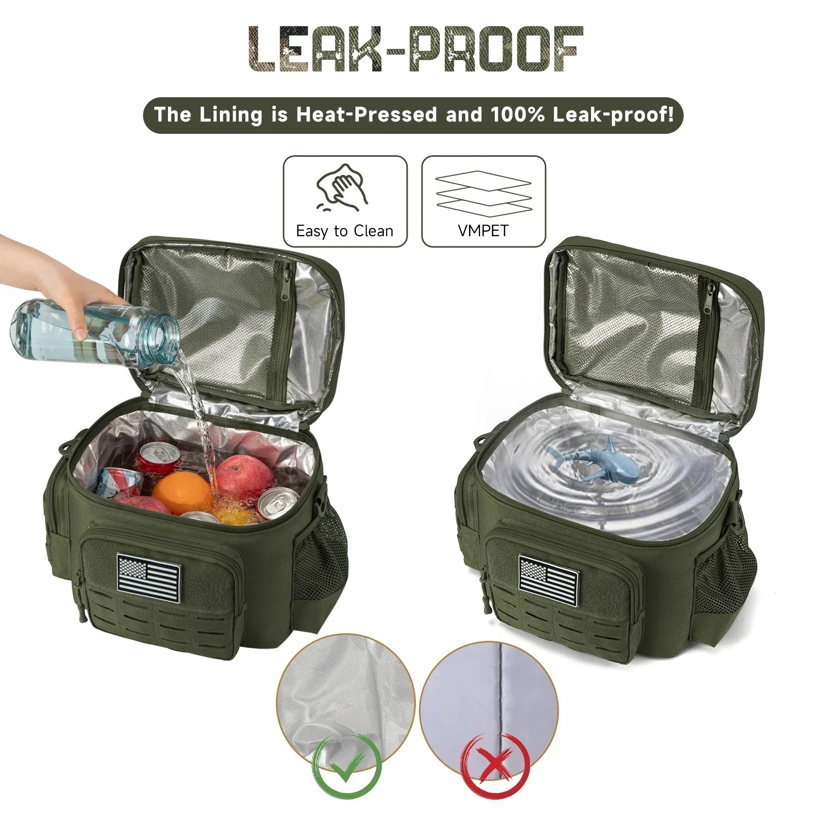 Trailforge Tactical Lunchbox für Herren, auslaufsicherer Kühler | Lersk