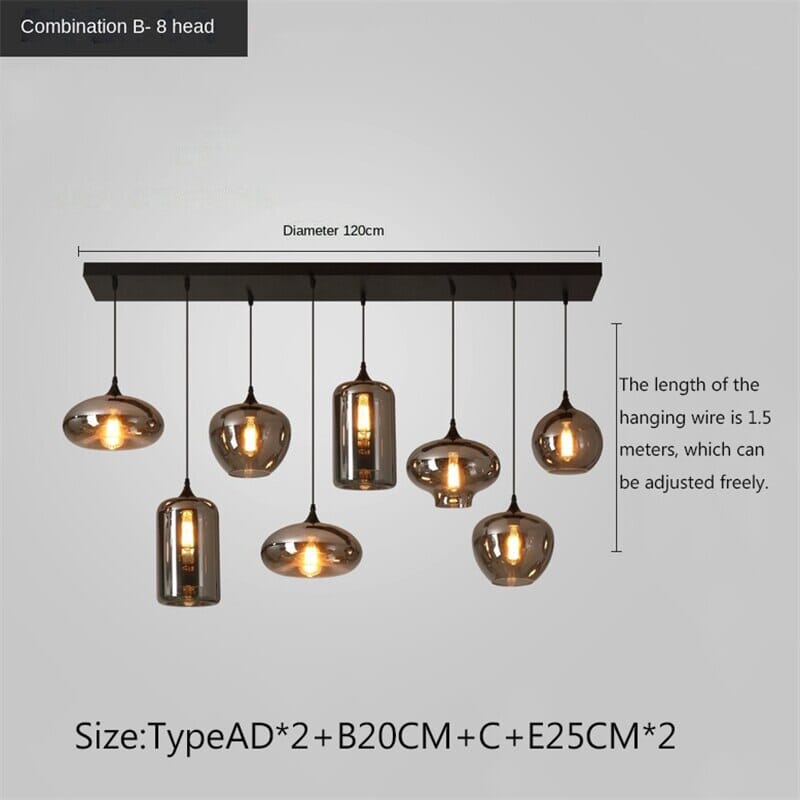 Liora | Glass Chandelier | Lersk