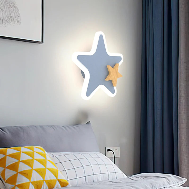 Dětské LED nástěnné světlo Rocket | Lersk