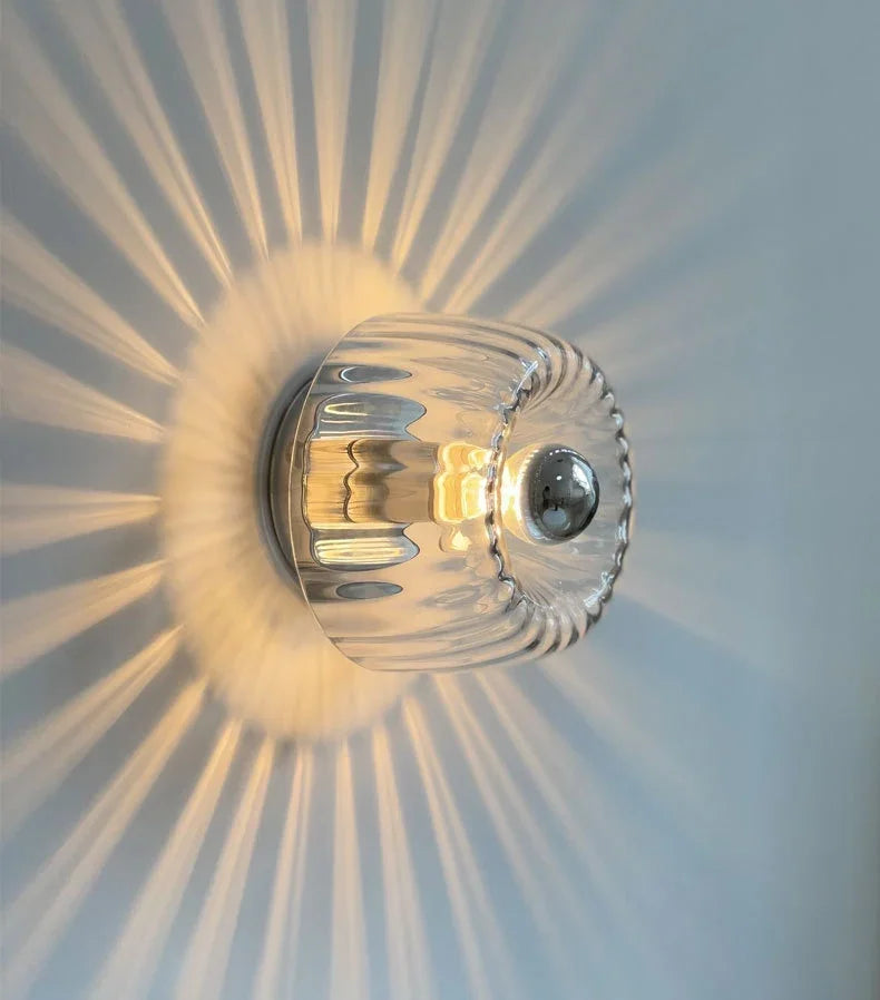 NovaNord Glass Wall Light Nordic Bauhaus Modern Fixture | Lersk