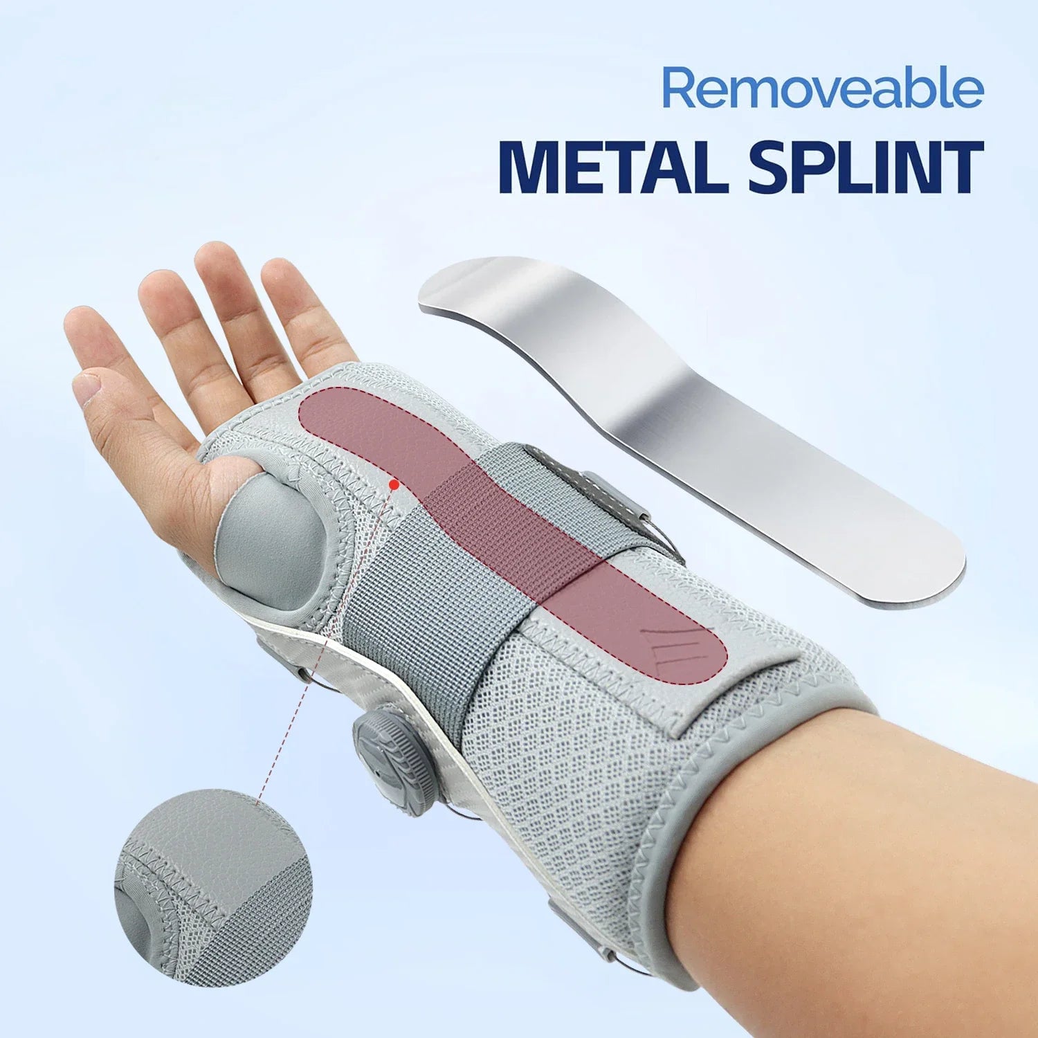 Professionelle orthopädische Handgelenkbandage – Präzise Drehknopf-Einstellung & Unterstützung | Lersk