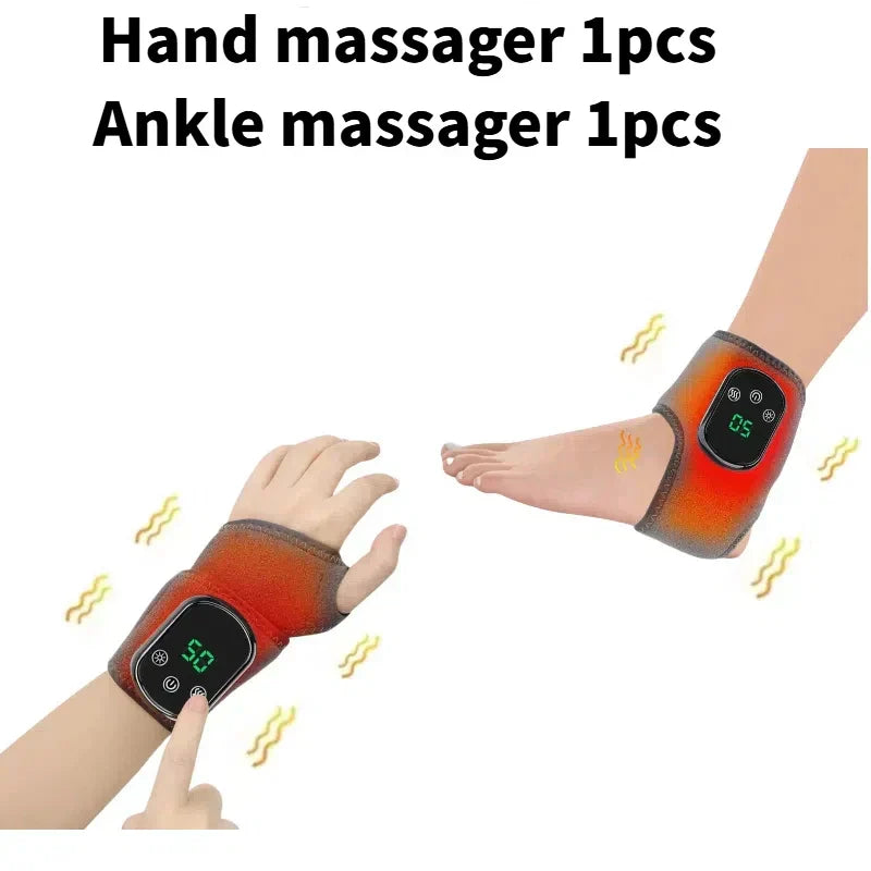 Infrared Hot Compress Ankle Massager With Five Heating Speeds And Three Vibration Modes For Custom Relaxation | Lersk