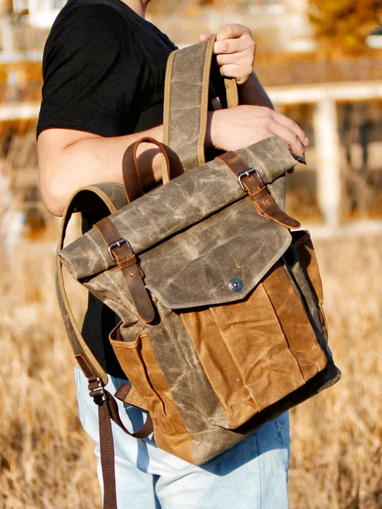 Alder Vintage Roll-Top Rucksack | Lersk