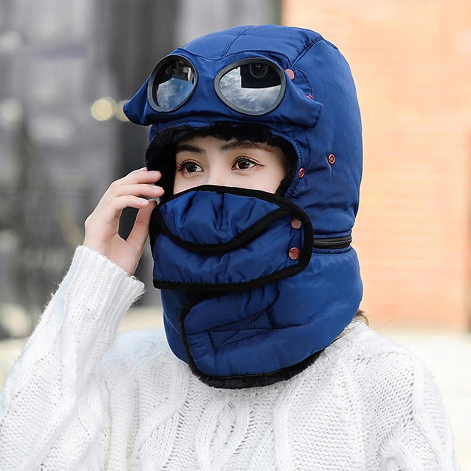 Polar Vision Beanie Thermo Windproof Face Covering For Cold Weather Outdoor Use | Lersk