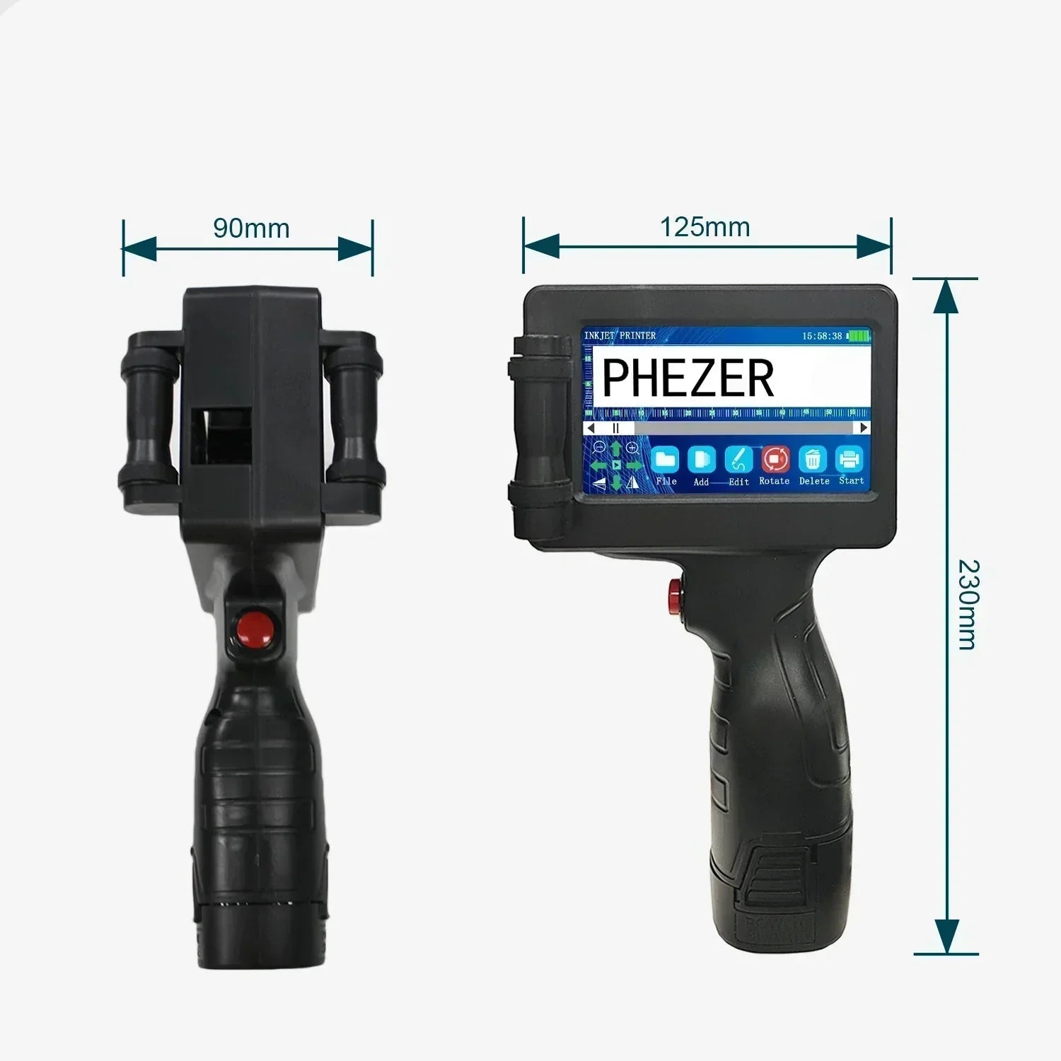 LumixJet Pro Tragbarer Handtintenstrahldrucker Verbessert | Lersk