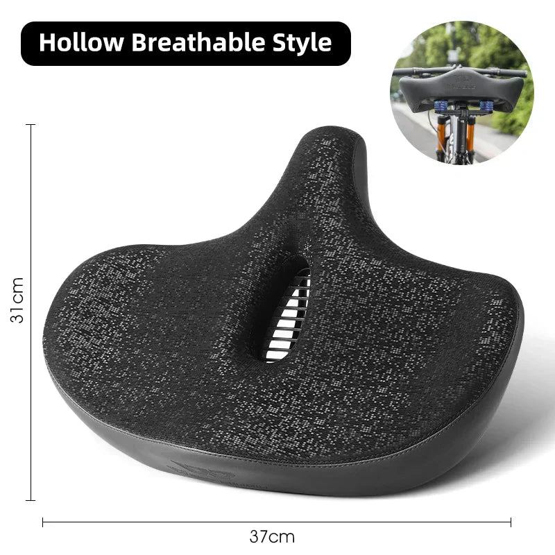 WEST BIKING Wide Ergonomic Bike Saddle For MTB And City Rides All Day Comfort | Lersk