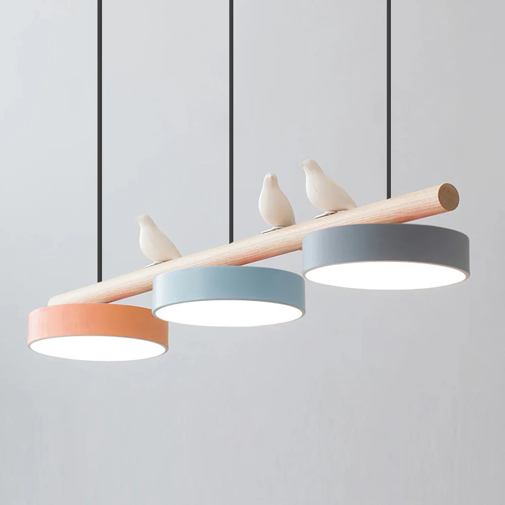 LyraNest Ptačí závěsná lampa Přírodou inspirovaná lampa do domácnosti | Lersk