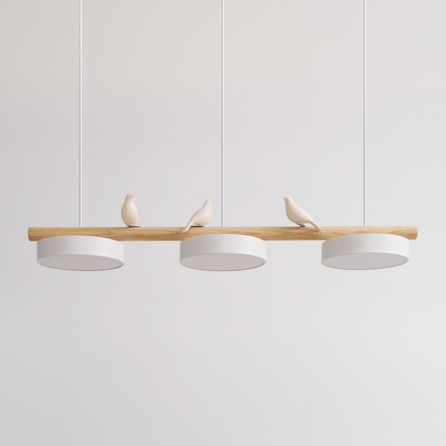 LyraNest Ptačí závěsná lampa Přírodou inspirovaná lampa do domácnosti | Lersk