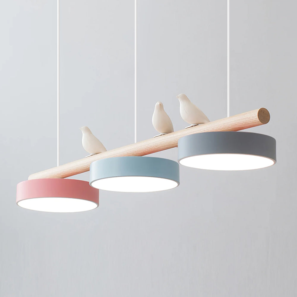 LyraNest Ptačí závěsná lampa Přírodou inspirovaná lampa do domácnosti | Lersk