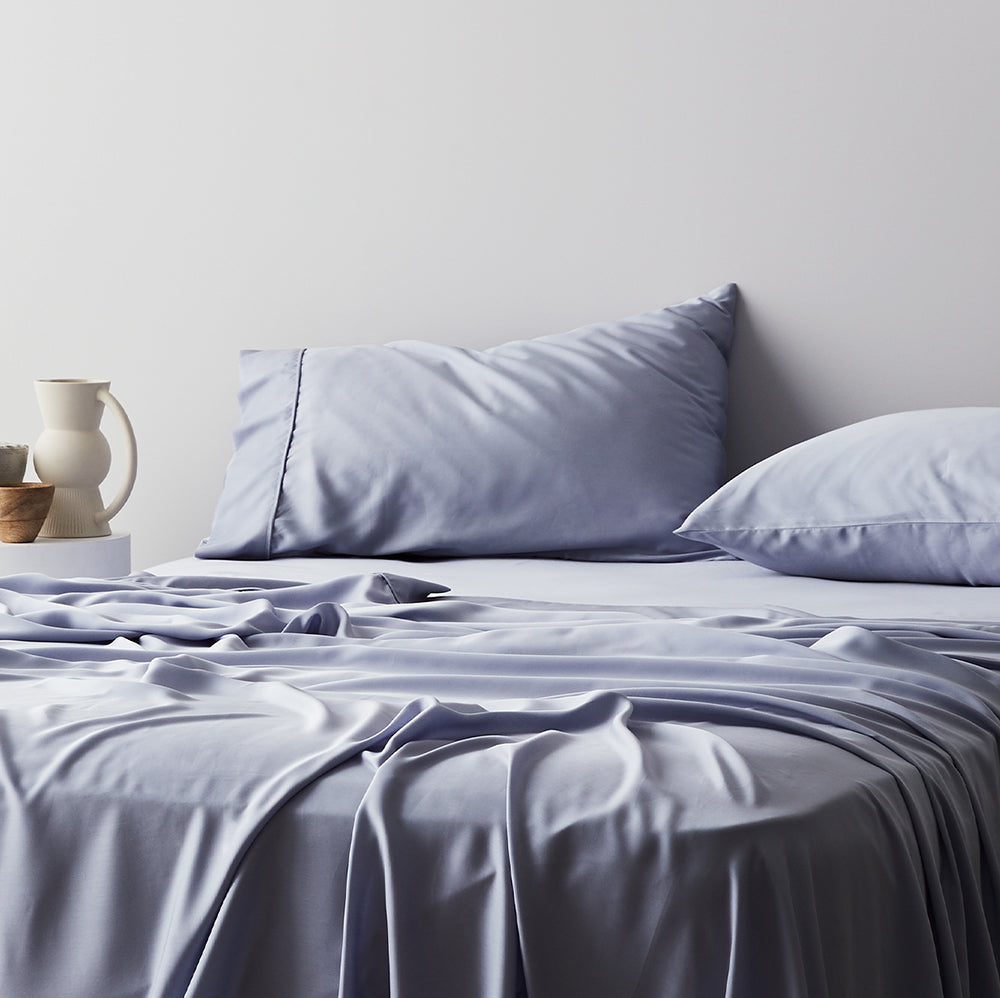 Luxe Bamboo Lyocell Sateen Pillowcase Set With Cooling | Lersk