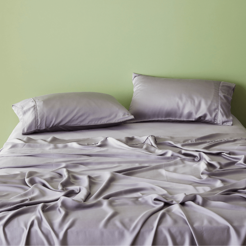 Luxe Bamboo Lyocell Sateen Pillowcase Set With Cooling | Lersk