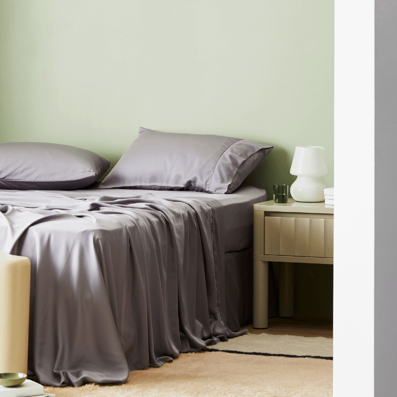 Luxe Bamboo Lyocell Sateen Pillowcase Set With Cooling | Lersk