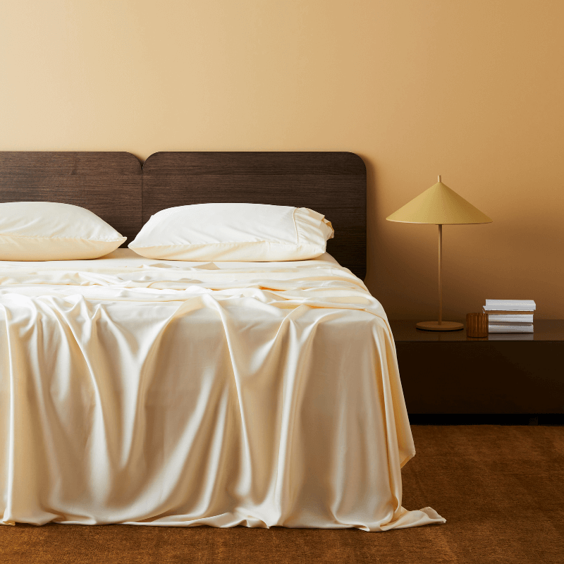 Luxe Bamboo Lyocell Sateen Pillowcase Set With Cooling | Lersk