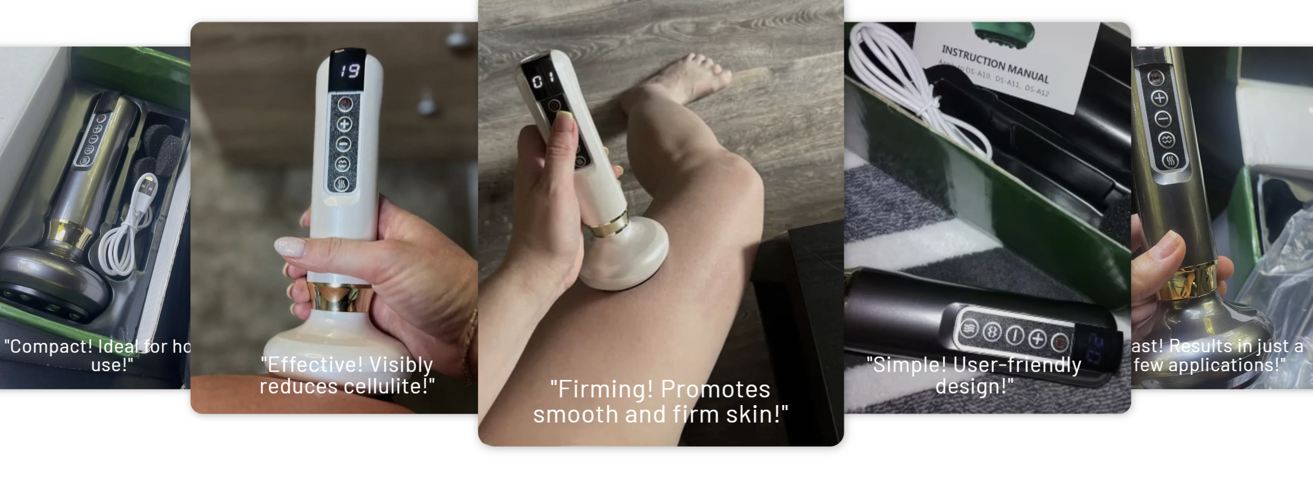 CelluLift Cellulite Vakuummassager til Kvinder Fast Hud | Lersk
