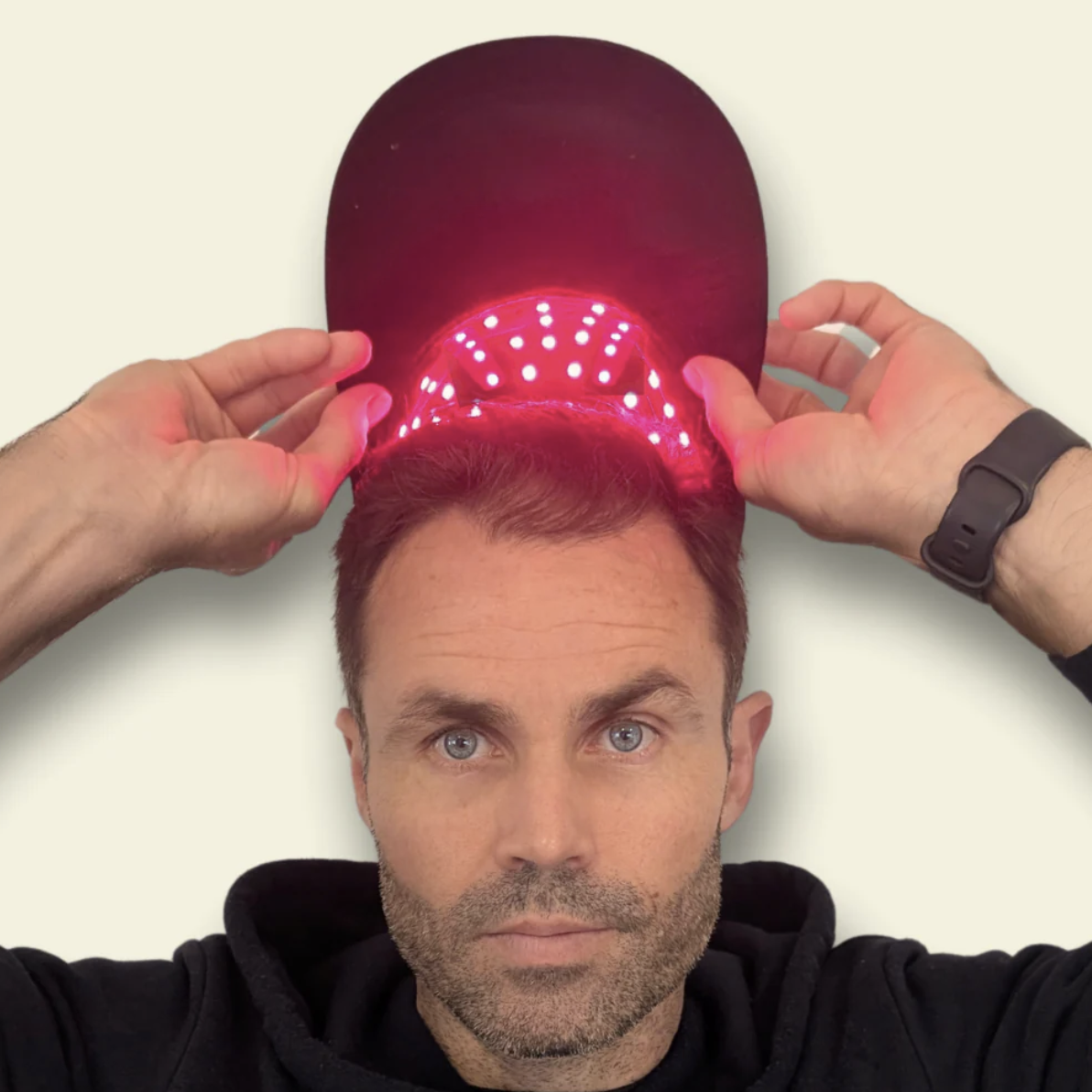 Casque de thérapie par lumière rouge NovaLuma pour la croissance des cheveux à domicile | Lersk