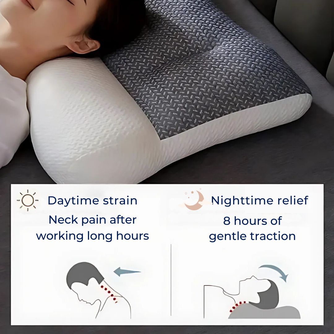 SomniEase Orthopedic Neck Pillow For All Sleep Positions | Lersk