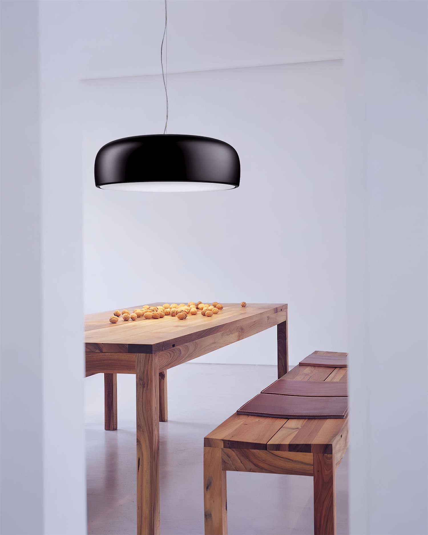 Lampada a sospensione Smith salvaspazio luminosa moderna a LED per soggiorni | Lersk