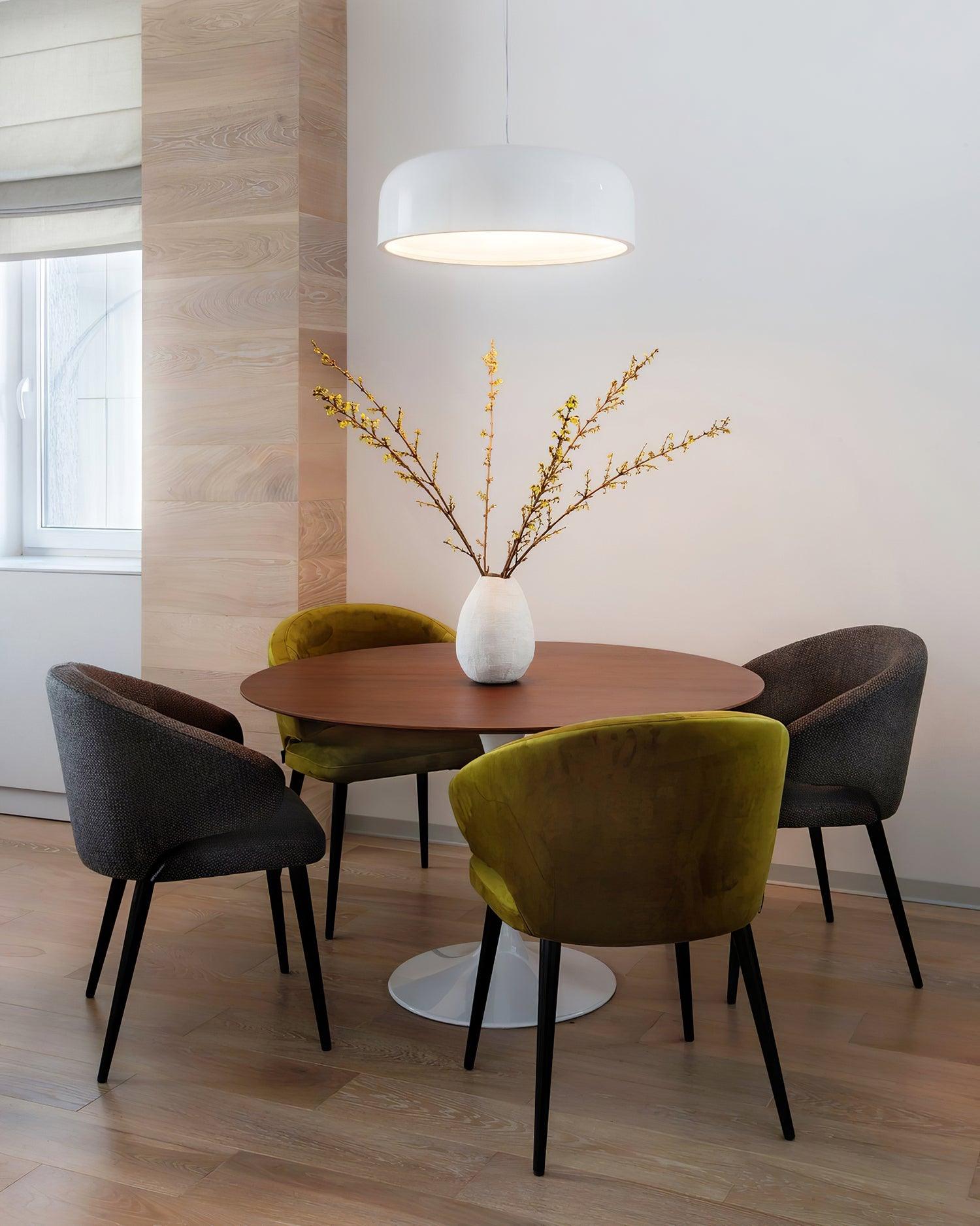 Lampada a sospensione Smith salvaspazio luminosa moderna a LED per soggiorni | Lersk