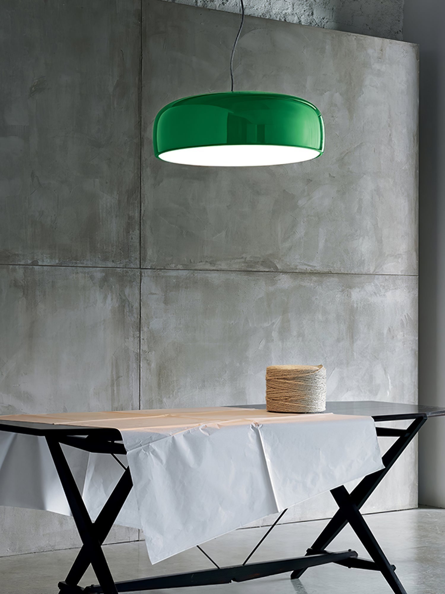 Lampada a sospensione Smith salvaspazio luminosa moderna a LED per soggiorni | Lersk