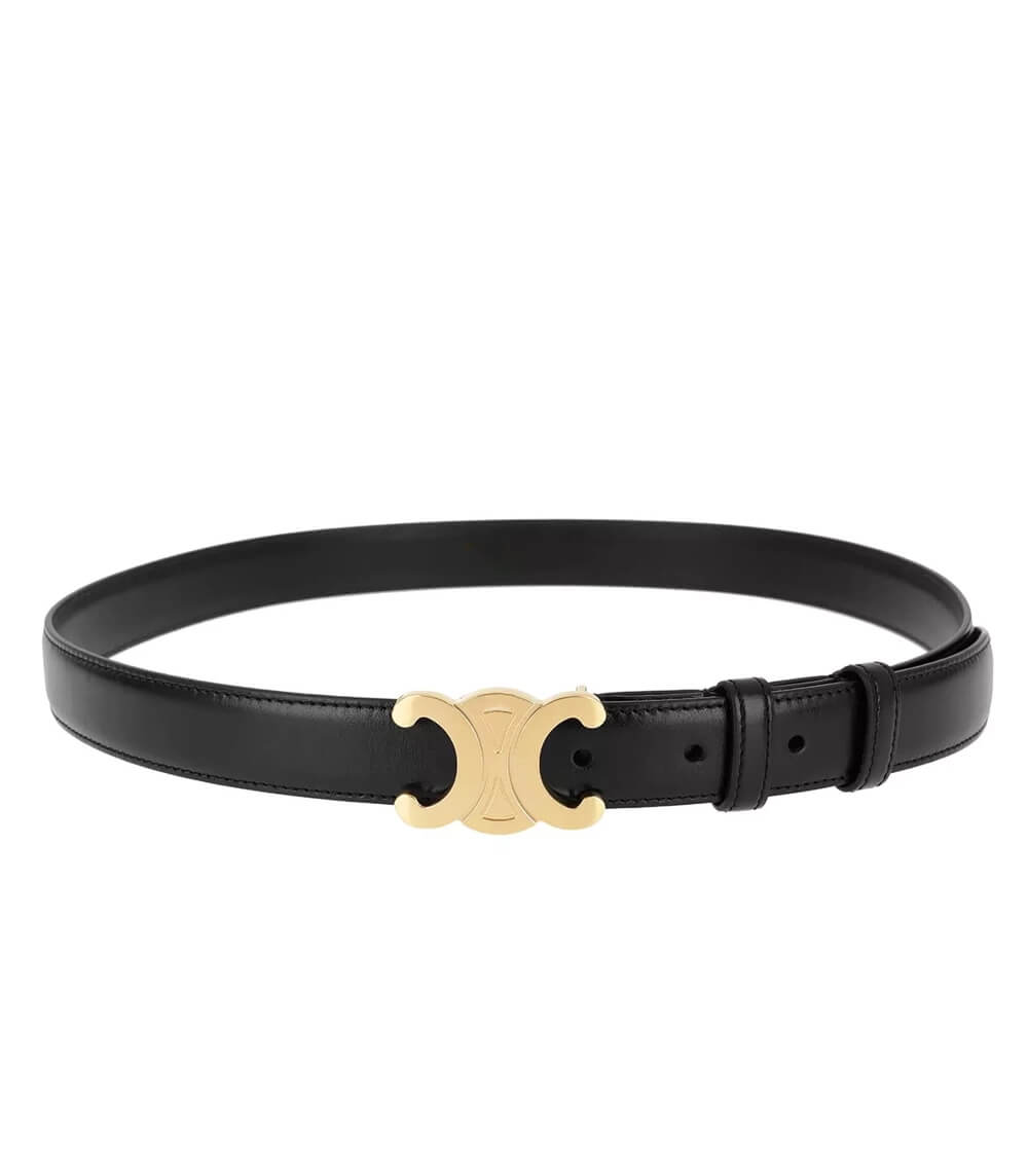 EleganceBelt Luxuriöser Ledergürtel mit goldenen Details und handwerklichem Finish von EleganceBelt | Lersk
