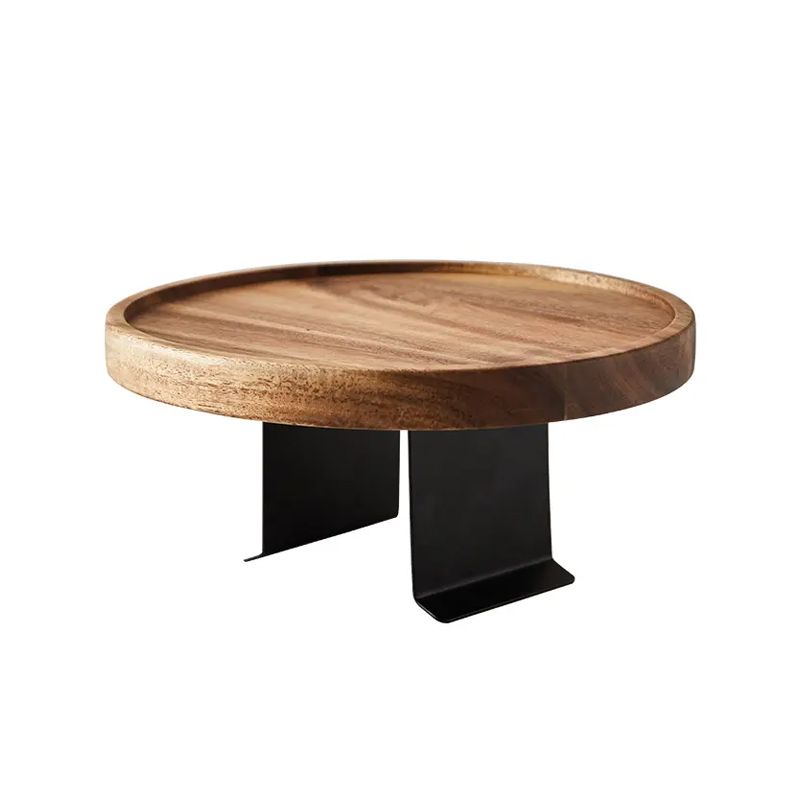 Vorin Walnuss Armlehnen Tablett Eleganter Sofa Beistelltisch Kompakt | Lersk