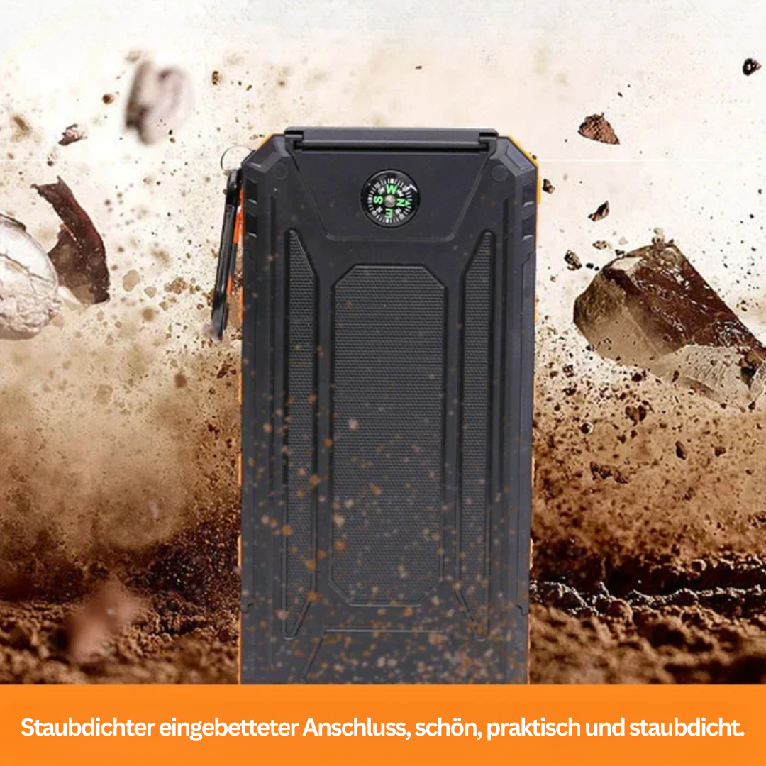 Power Bank Solar Solarcharge Pro con Linterna para Aventureros al Aire Libre | Lersk
