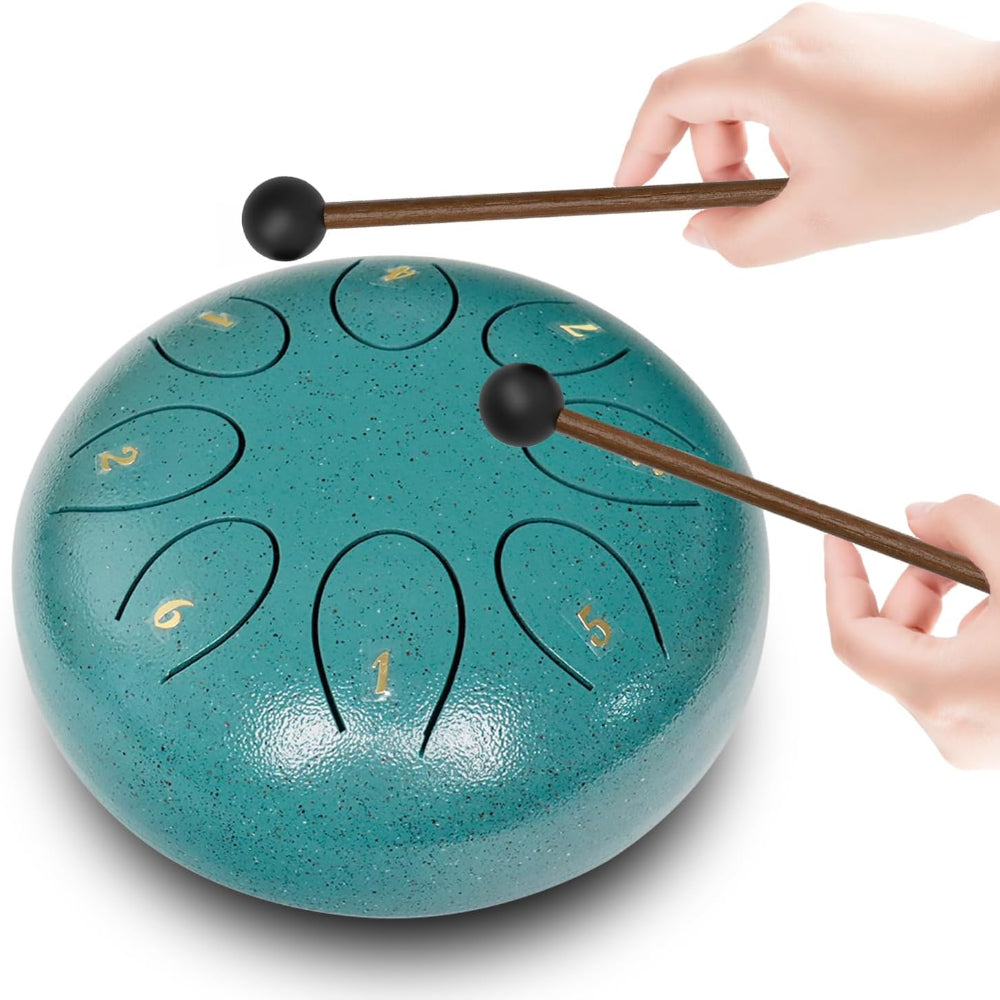 Steel Tongue Drum Handpan Schlaginstrument für Meditation und Achtsamkeitspraxis | Lersk