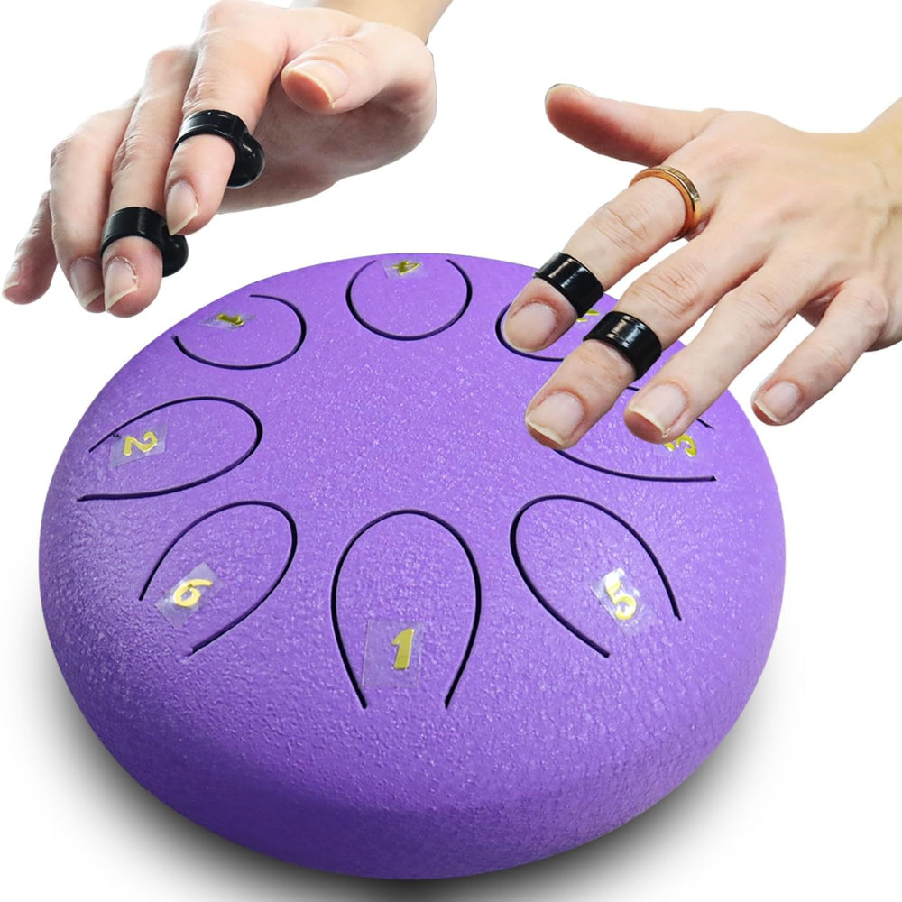 Steel Tongue Drum Handpan Schlaginstrument für Meditation und Achtsamkeitspraxis | Lersk