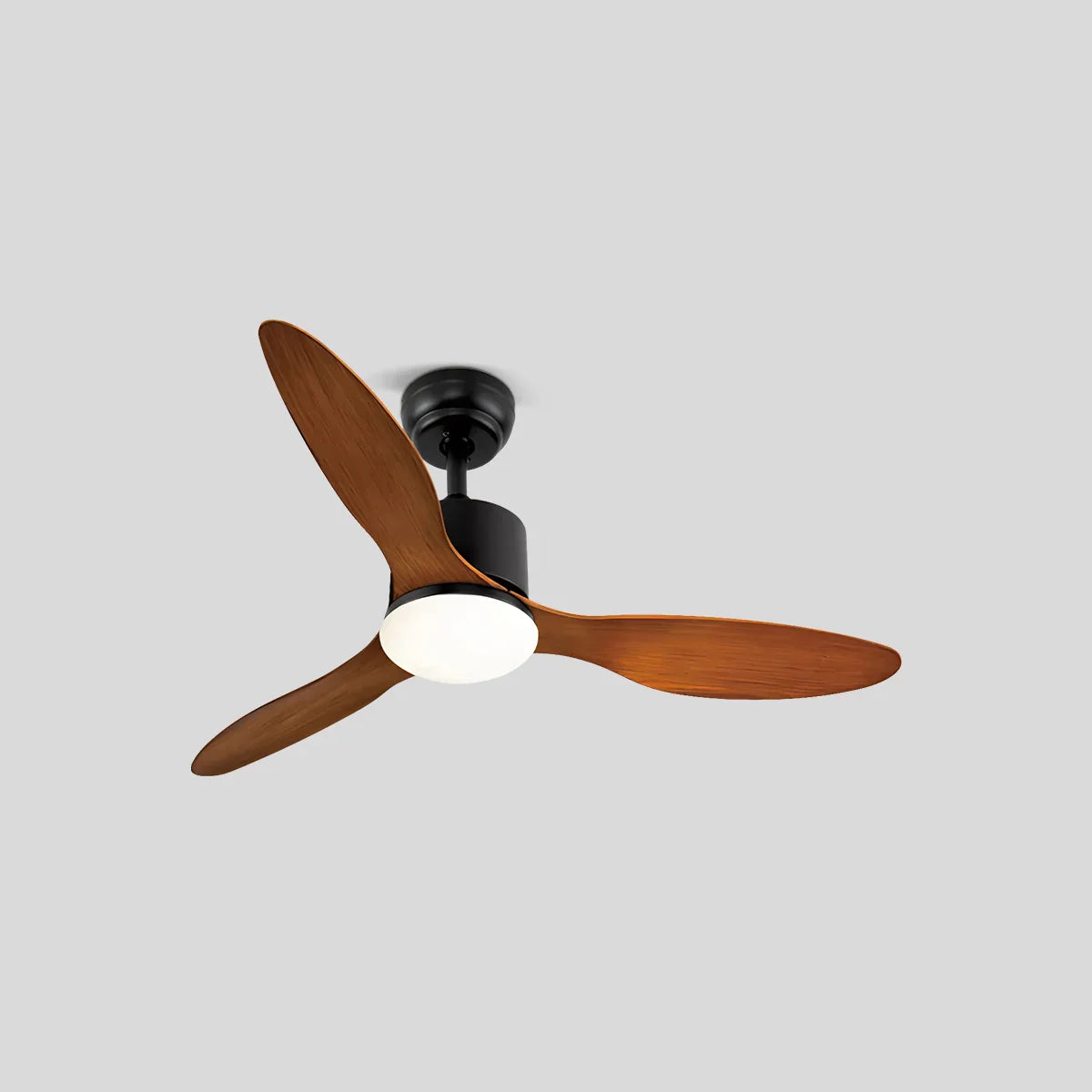Ventilador de techo moderno de 3 aspas con luz | Lersk
