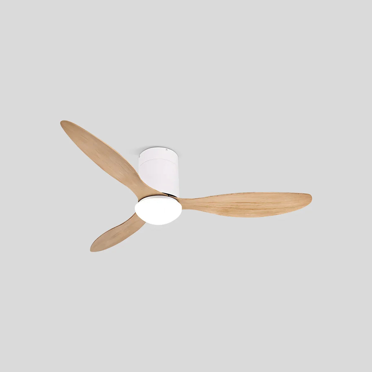 Ventilador de techo moderno de 3 aspas con luz | Lersk