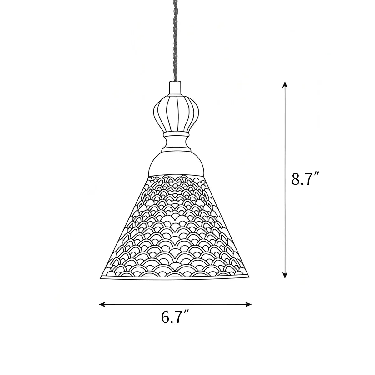 Chrasy Ceramics Pendant Lamp for Dining Area | Lersk