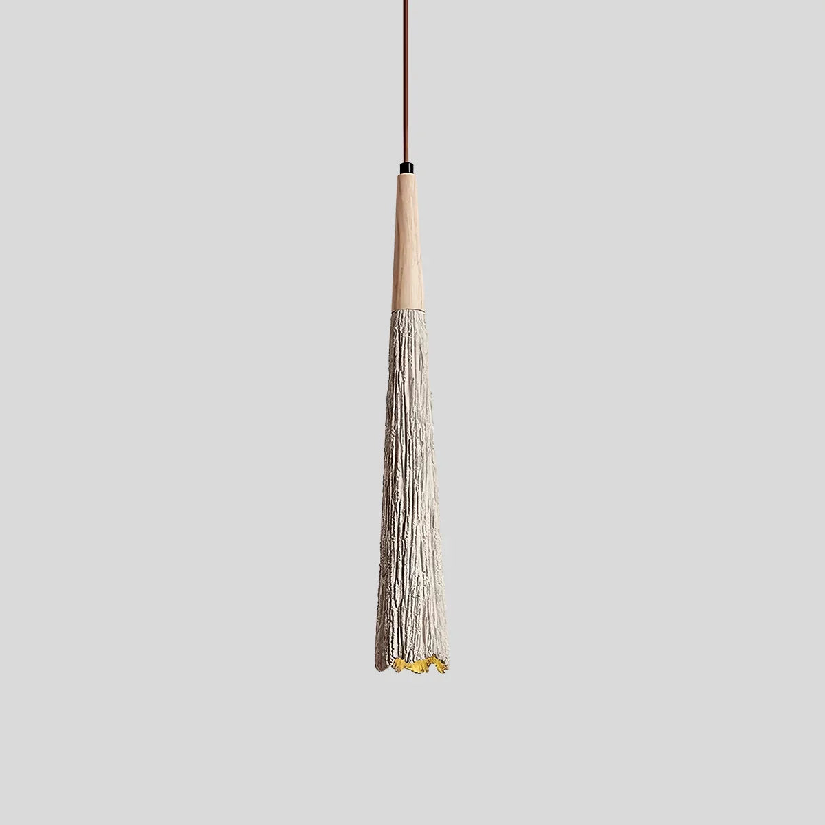 Concrete Pleated Pendant Lamp for Bedroom | Lersk