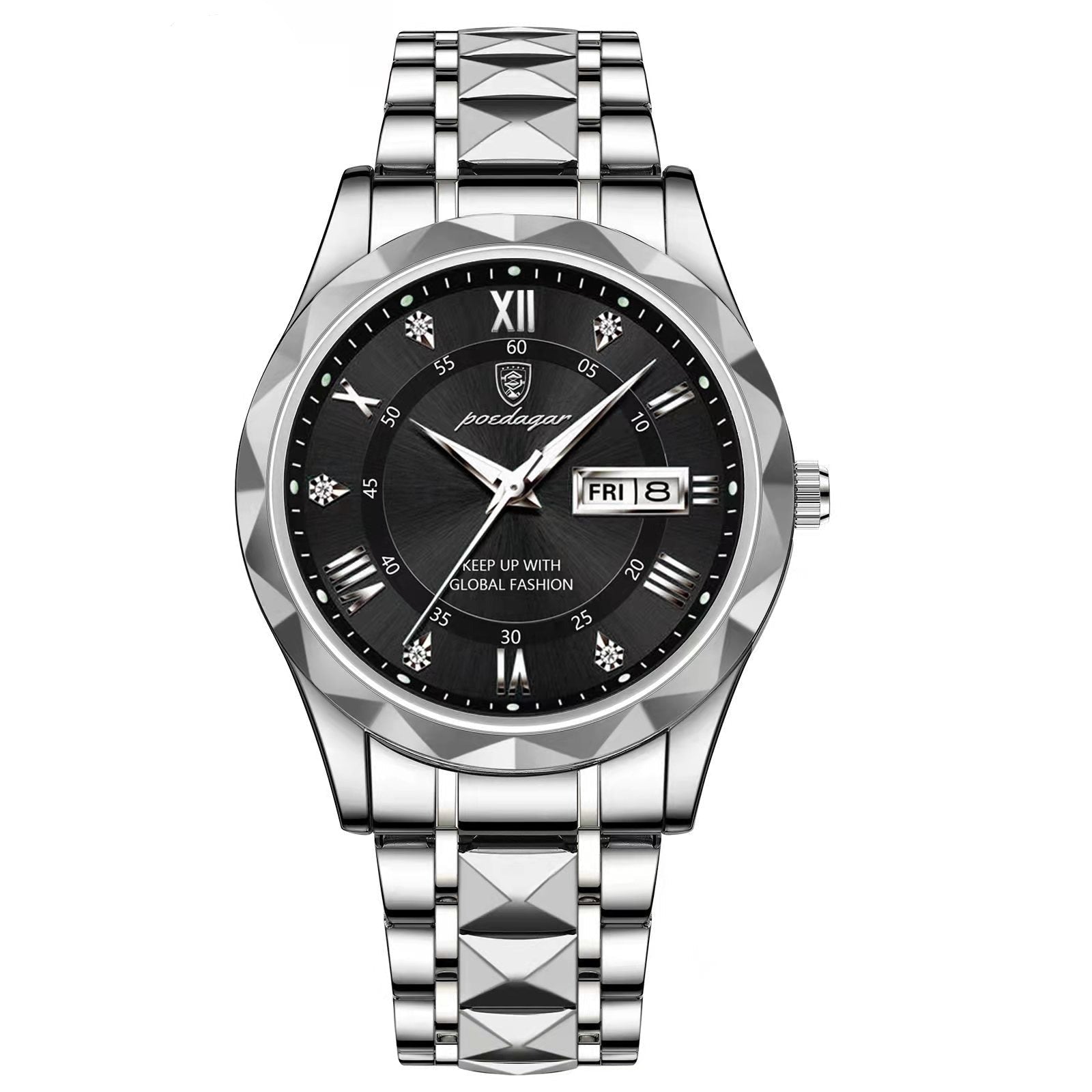 Aurelo Chrono Stainless Steel Men's Wristwatch Edition